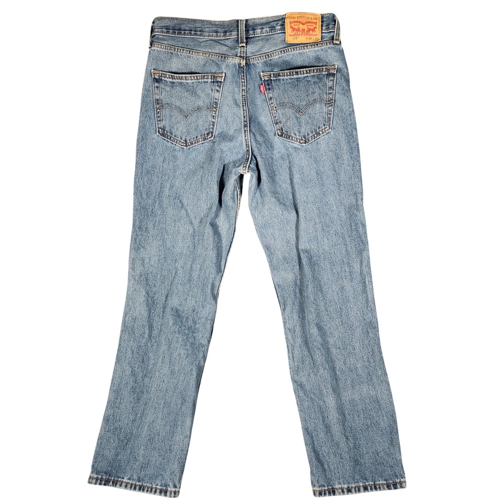 Levi's 550 Relaxed Fit‎ Jeans Mens 32x30 Light Wash Blue Excellent Tapered Leg - Picture 8 of 11
